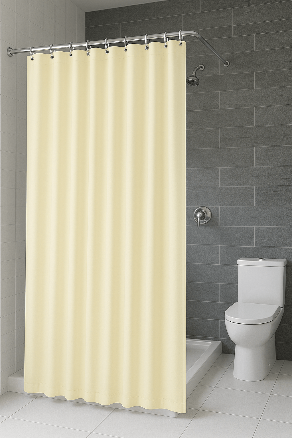 Rideau de Douche - Beige Beige / 80x180cm