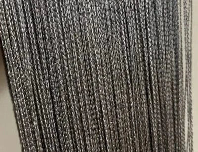 Rideau de Porte - Argenté Argenté / 100x200cm