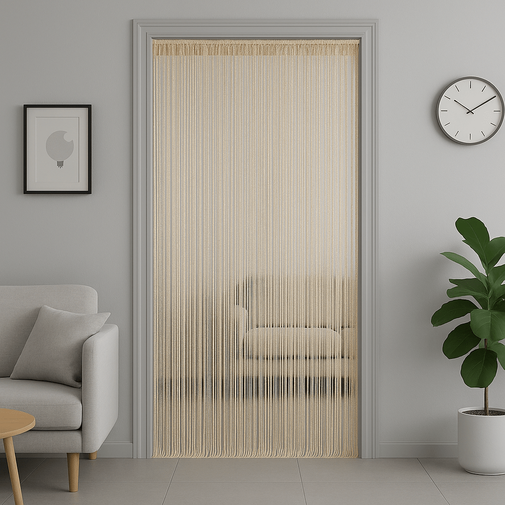 Rideau de Porte - Champagne Champagne / 100x200cm