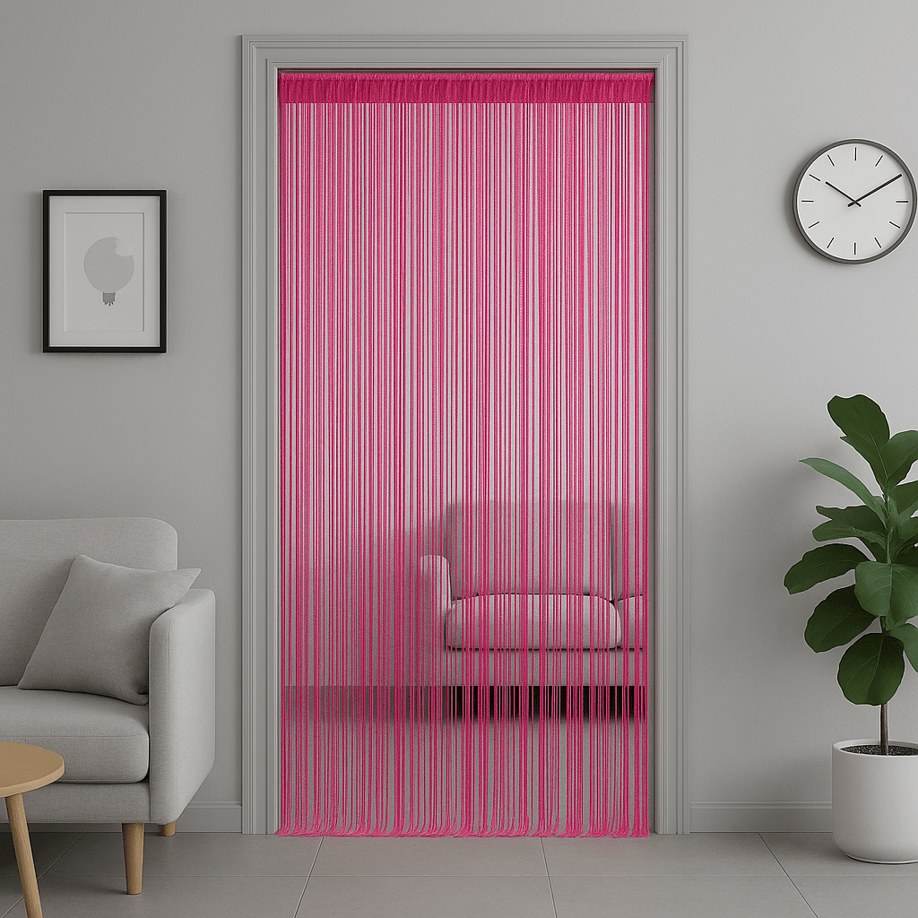 Rideau de Porte - Rose Rose / 100x200cm