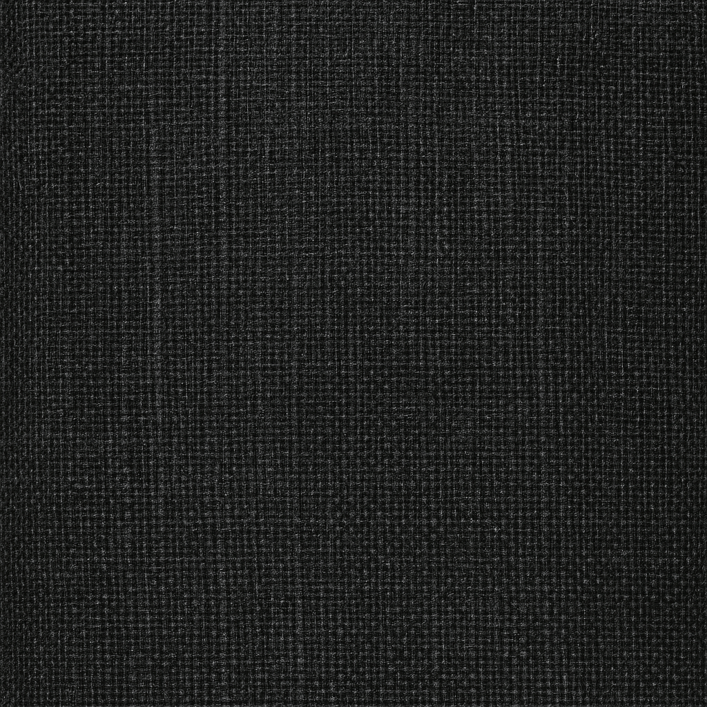 Rideau en Gaze de Coton - Noir