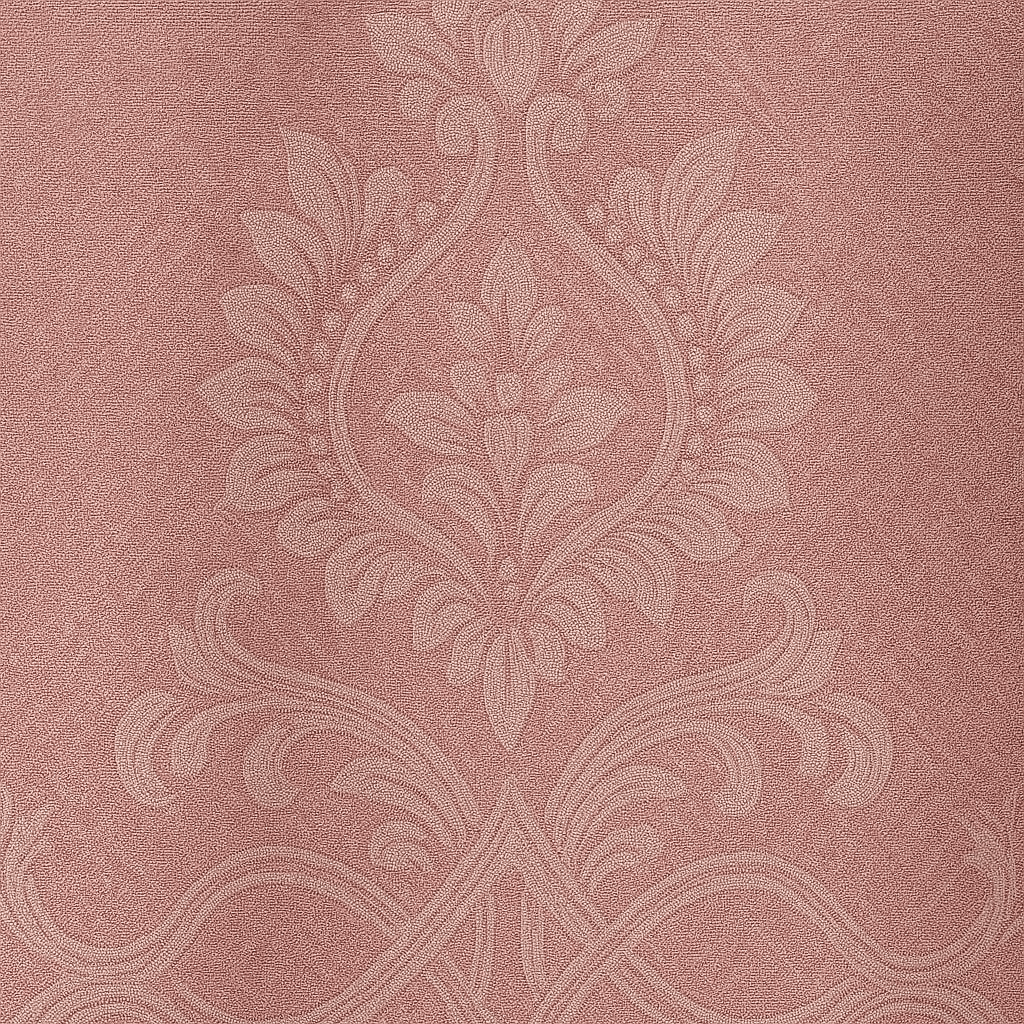Rideau Occultant - Baroque Rose Rose / 1pc 150x250cm / Crochets