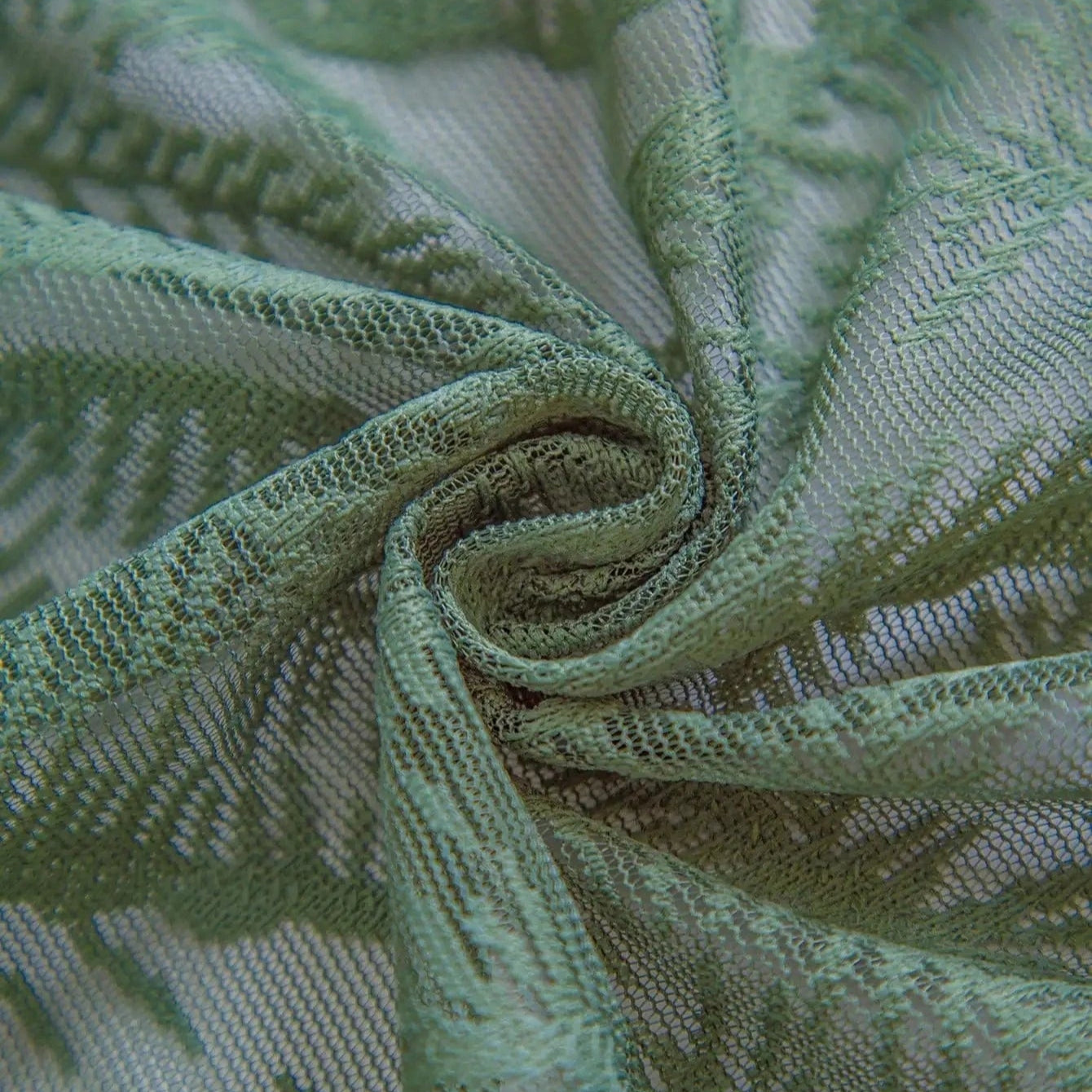 Rideau Tamisant - Feuillage Vert