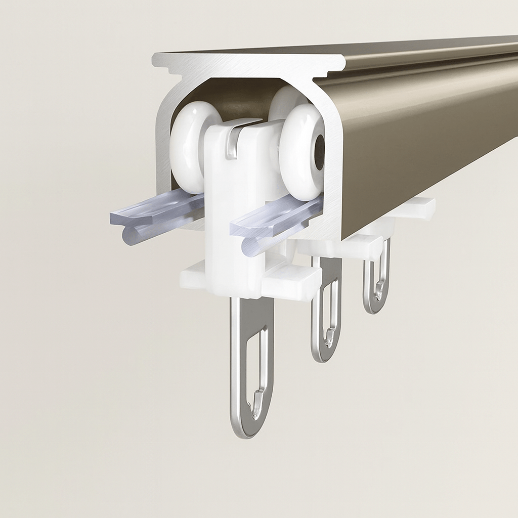 Double Rail - Silencieux Blanc