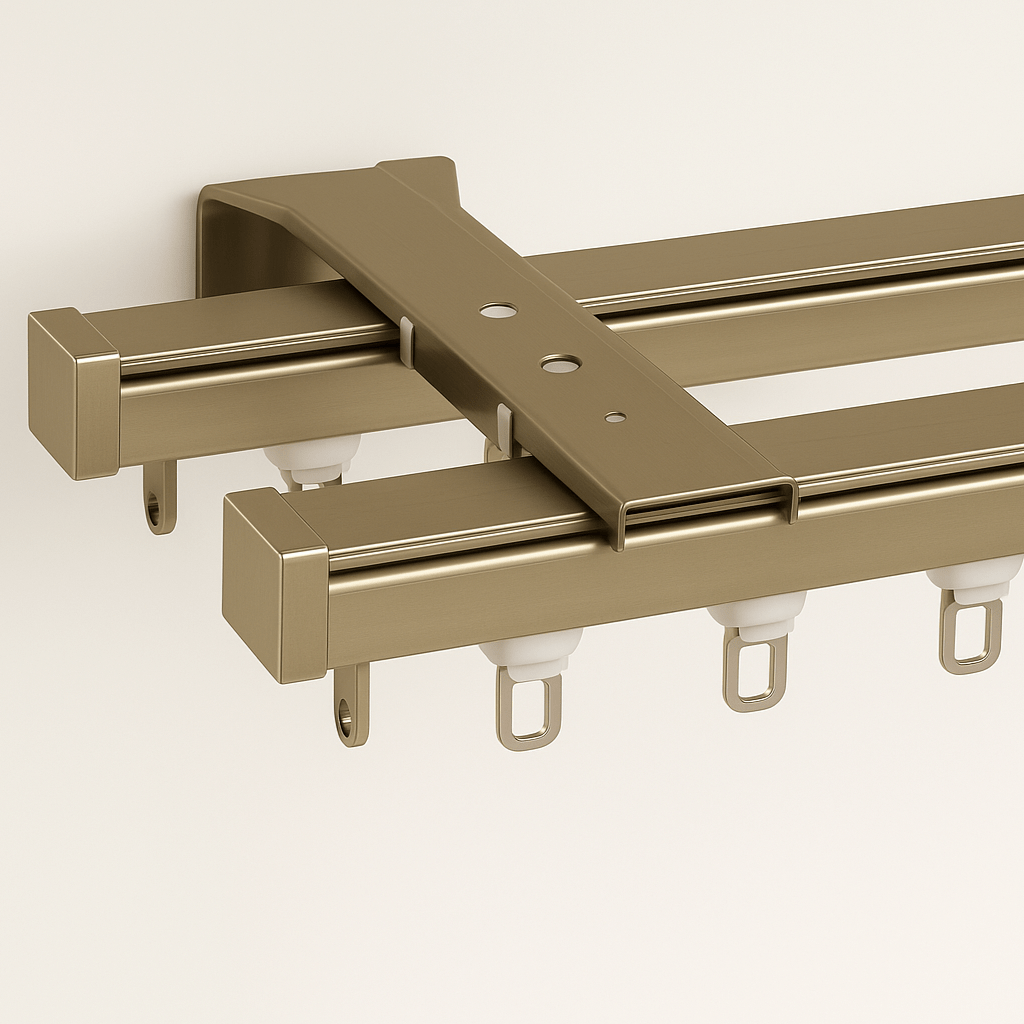Double Rail - Silencieux Doré