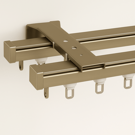Double Rail - Silencieux Doré