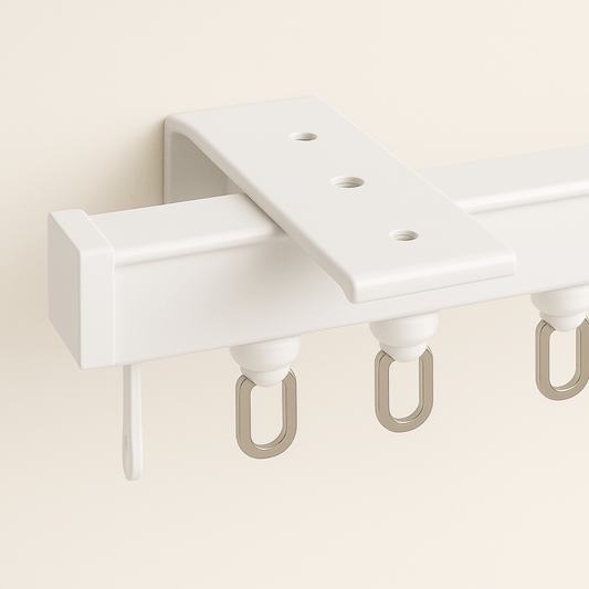 Rail à Rideaux - Plafond Blanc