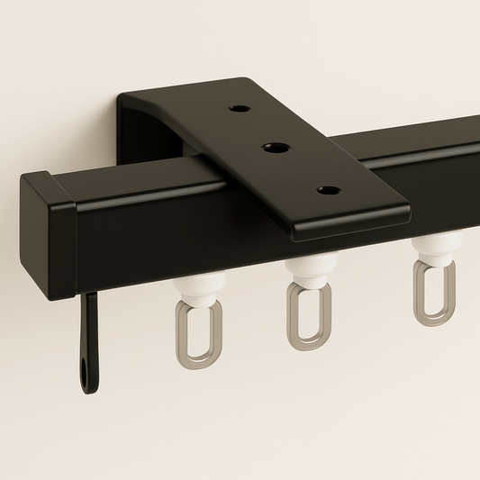 Rail à Rideaux - Plafond Noir