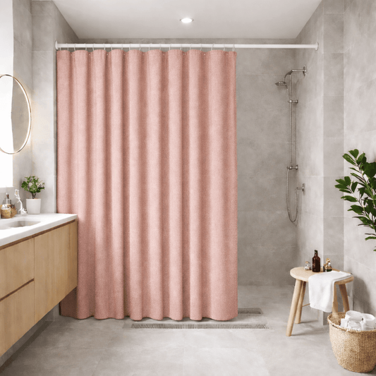Rideau de Douche – Imitation Lin Rose