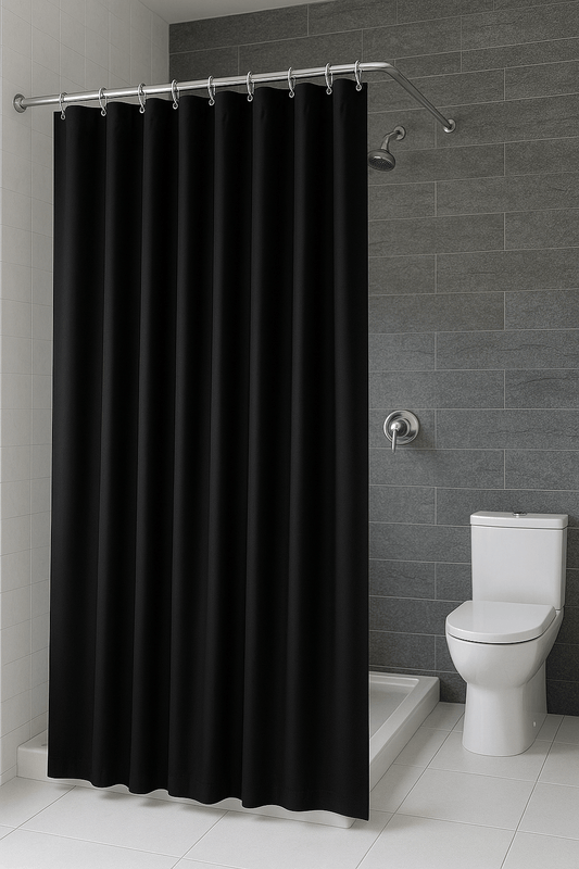Rideau de Douche - Noir Noir / 80x180cm