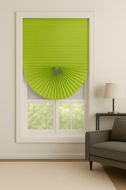 Rideau de Fenêtre - Zebré vert Vert / 60x150cm