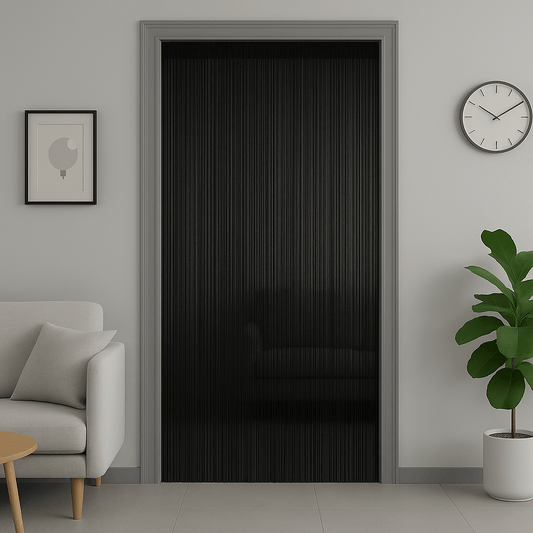 Rideau de Porte - Noir Noir / 100x200cm
