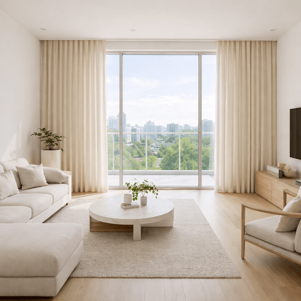 Rideau en Lin - Beige Naturel