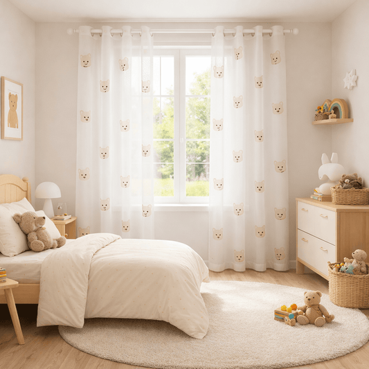 Rideau Enfants - Voilage Oursons