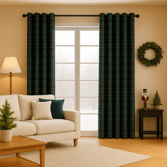 Rideau Occultant - Tartan Vert