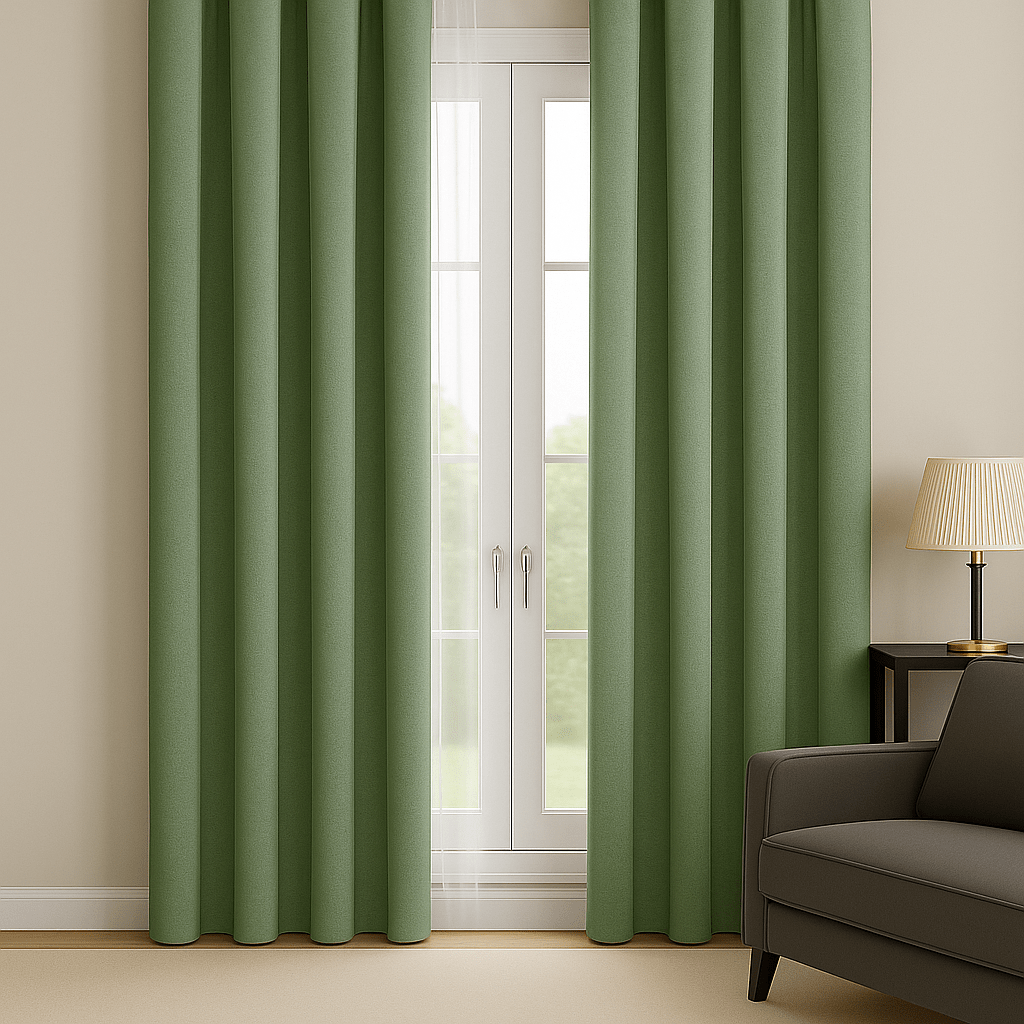 Rideau Thermique - Vert Vert / 1pc 300x250cm / Œillets