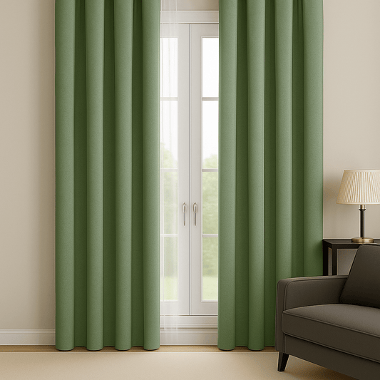 Rideau Thermique - Vert Vert / 1pc 300x250cm / Œillets