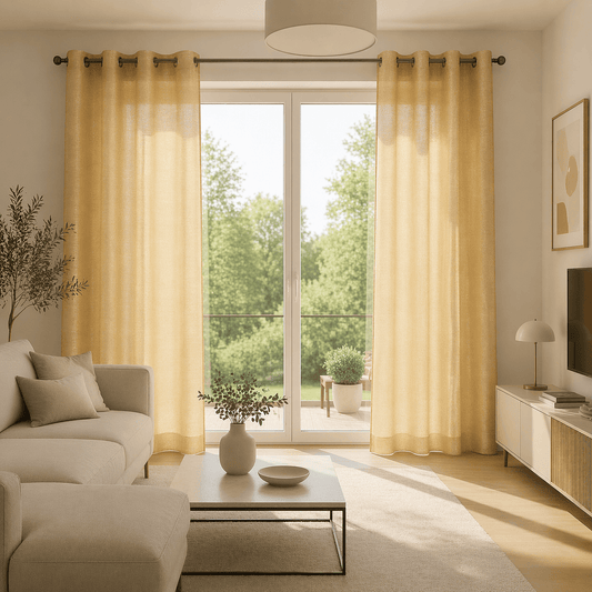 Rideau Voilage - Brillant Doré