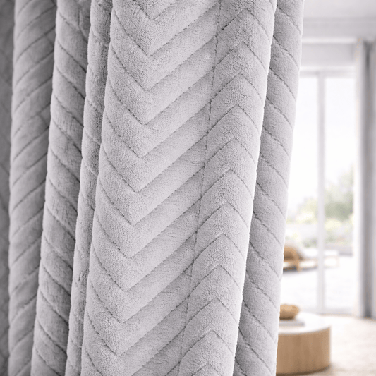 Rideaux Thermiques - Doublés Polaire Gris