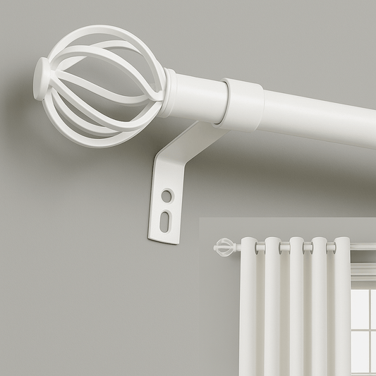 Tringle à Rideaux - Blanche Blanc / 28-48cm