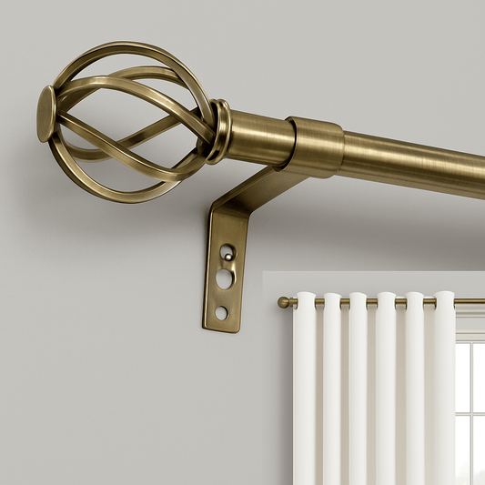 Tringle à Rideaux - Bronze Bronze / 28-48cm